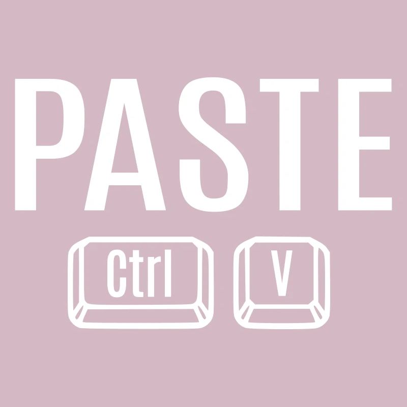 Copier Coller Ctrl + CV Père Mère Enfant Bébé Fun