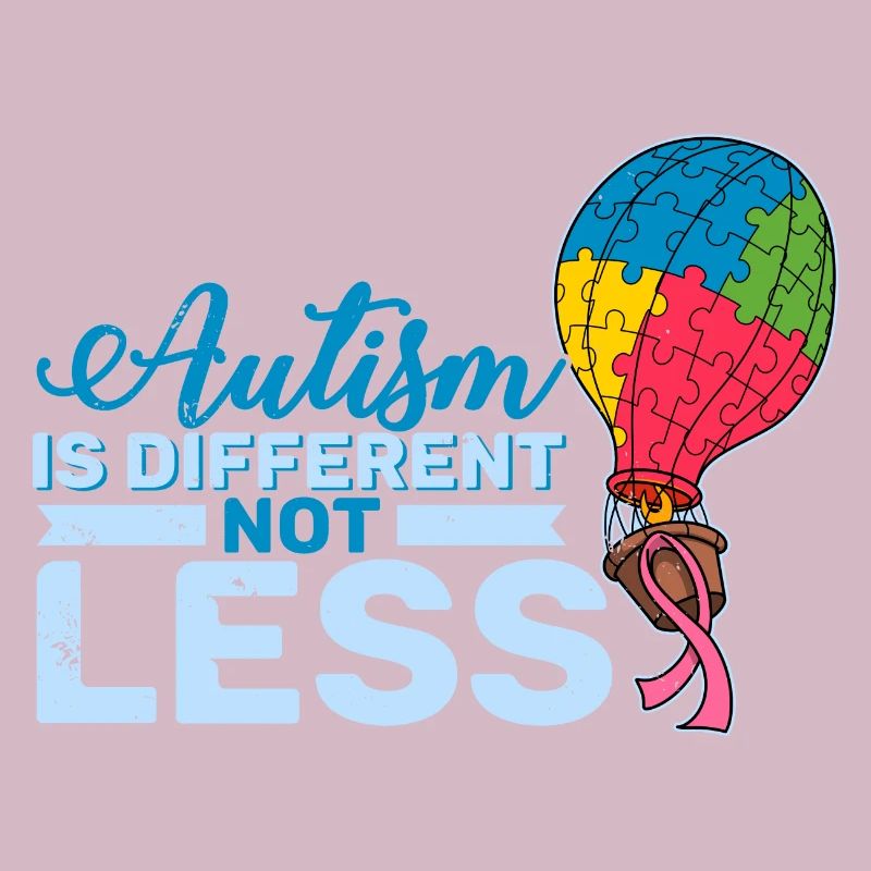 L’autisme est différent, pas moins Pièce de puzzle autiste