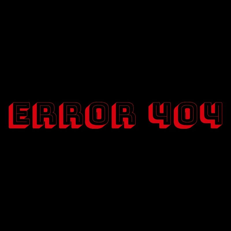 Error 404,red font, typography