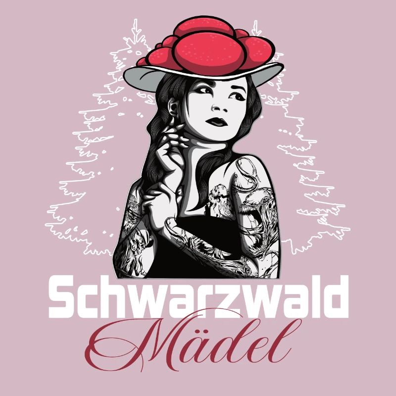 Moderne Schwarzwaldmädel avec chapeau de bollen