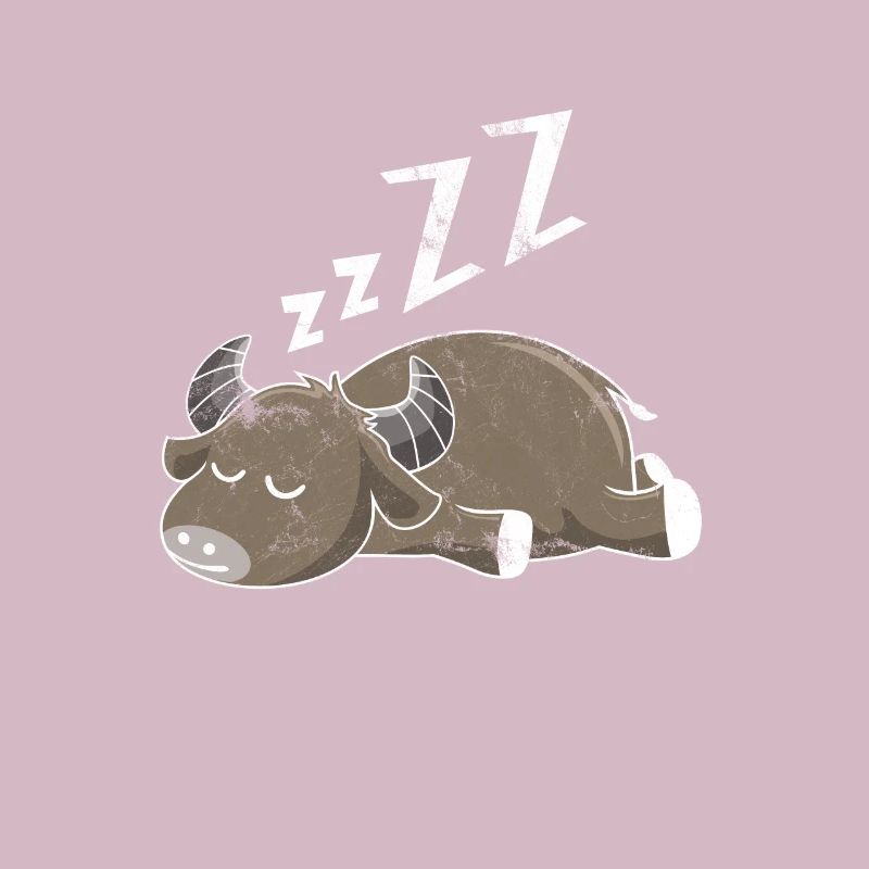 Sleeping buffalo
