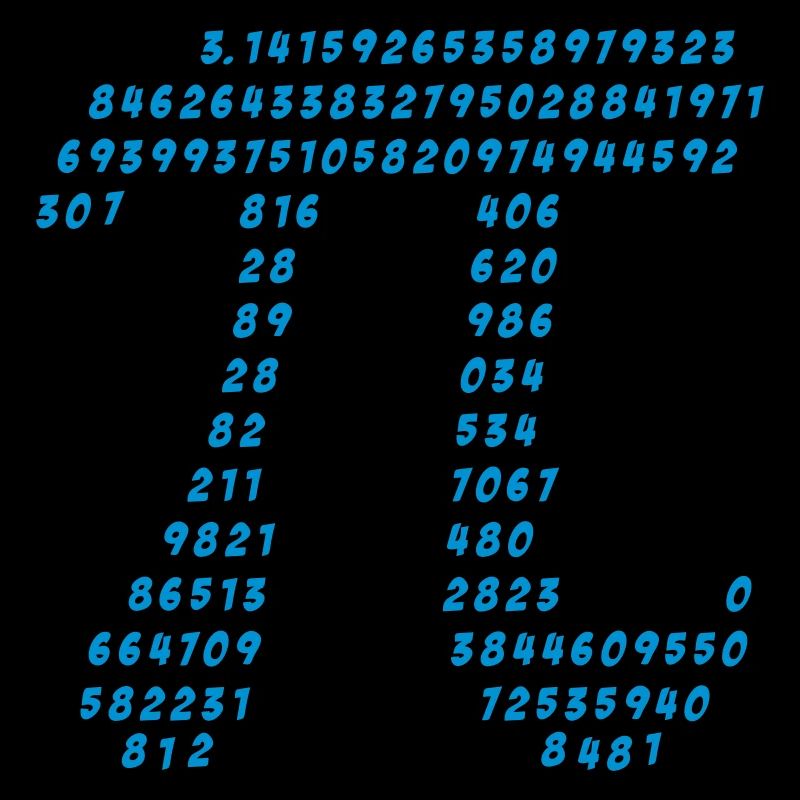 Math Pi science π mathematics irrational circle