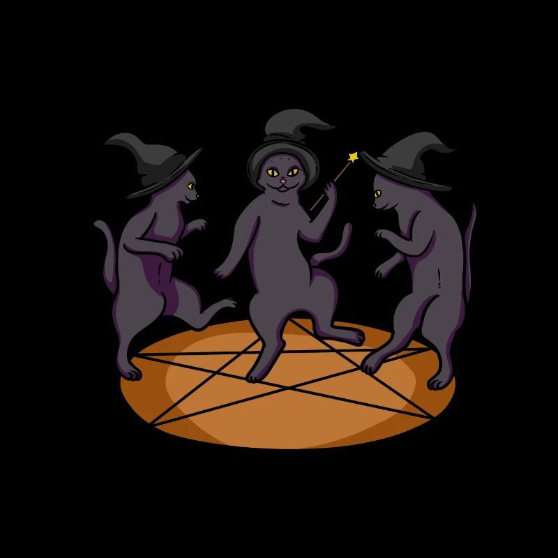 Cult Cat Dancing Magic Hat Wand Hat