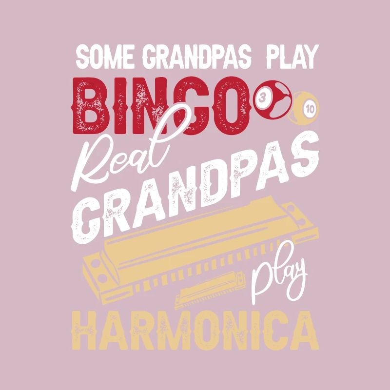 Harmonica Grandpa Funny Harmonica Player