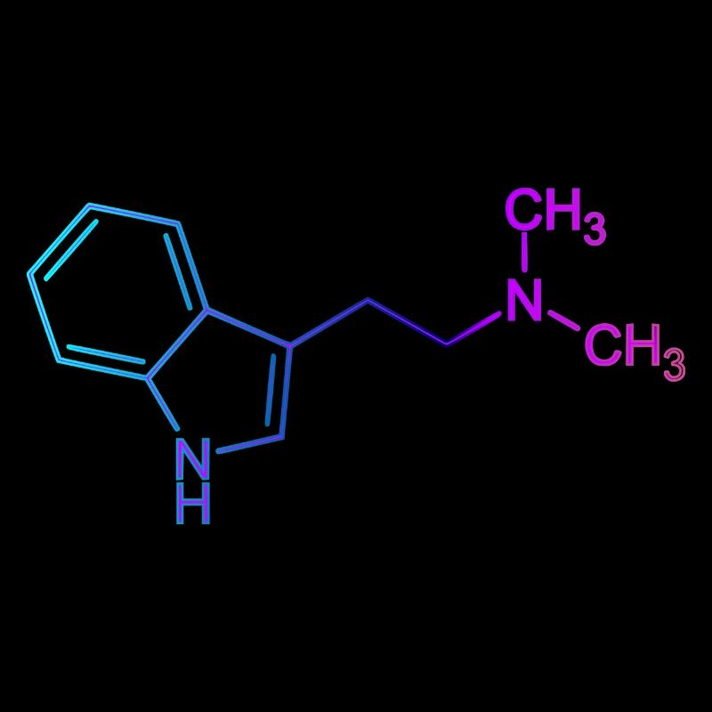 Ayahuasca DMT molecule N,N-dimethyltryptamine
