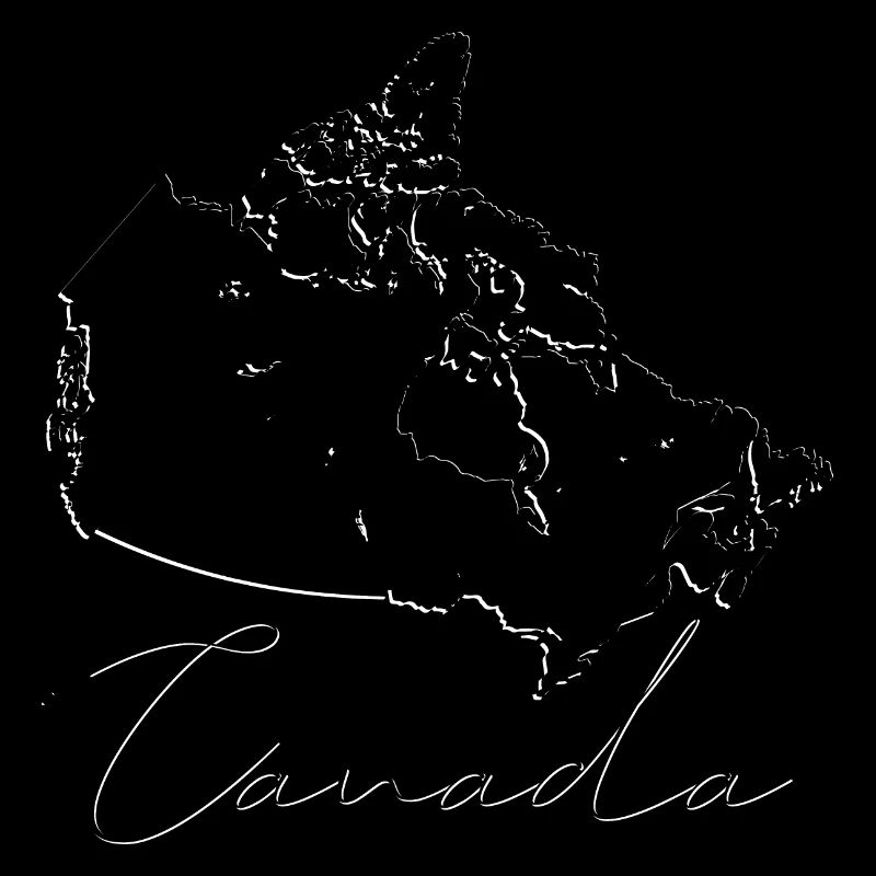 Carte du Canada - Shadow EN