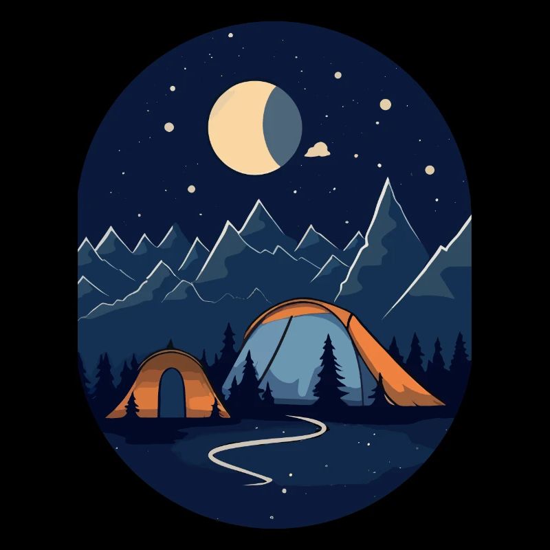 Solitude paisible - camping dans un style moderne