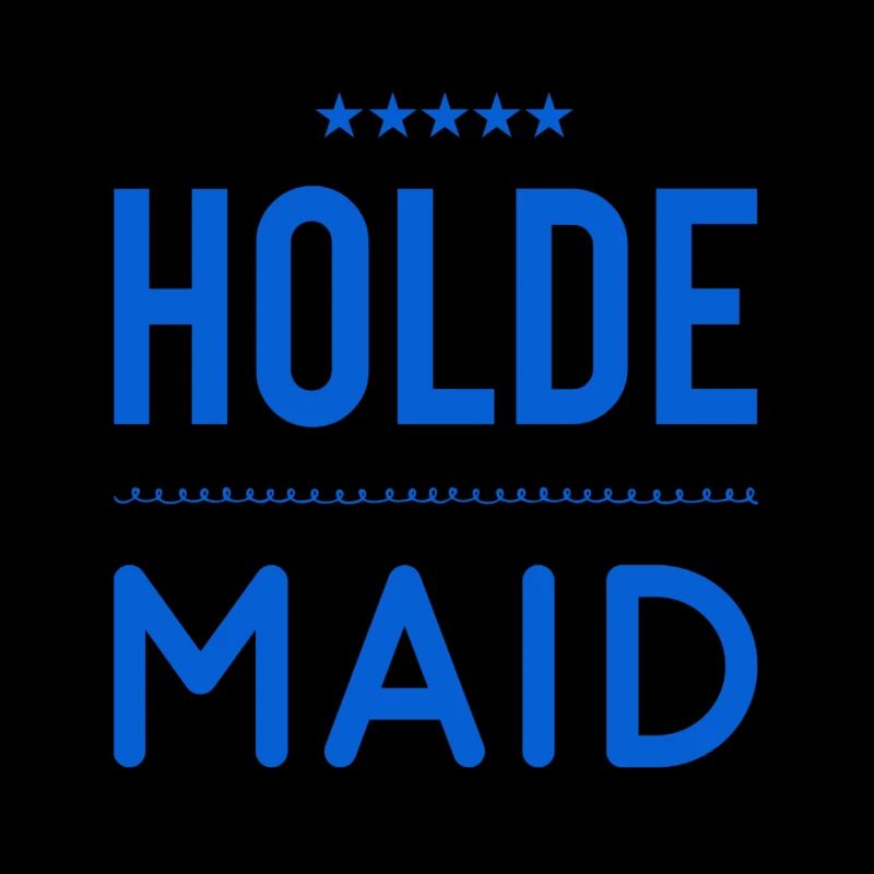 vor dir steht eine Maid