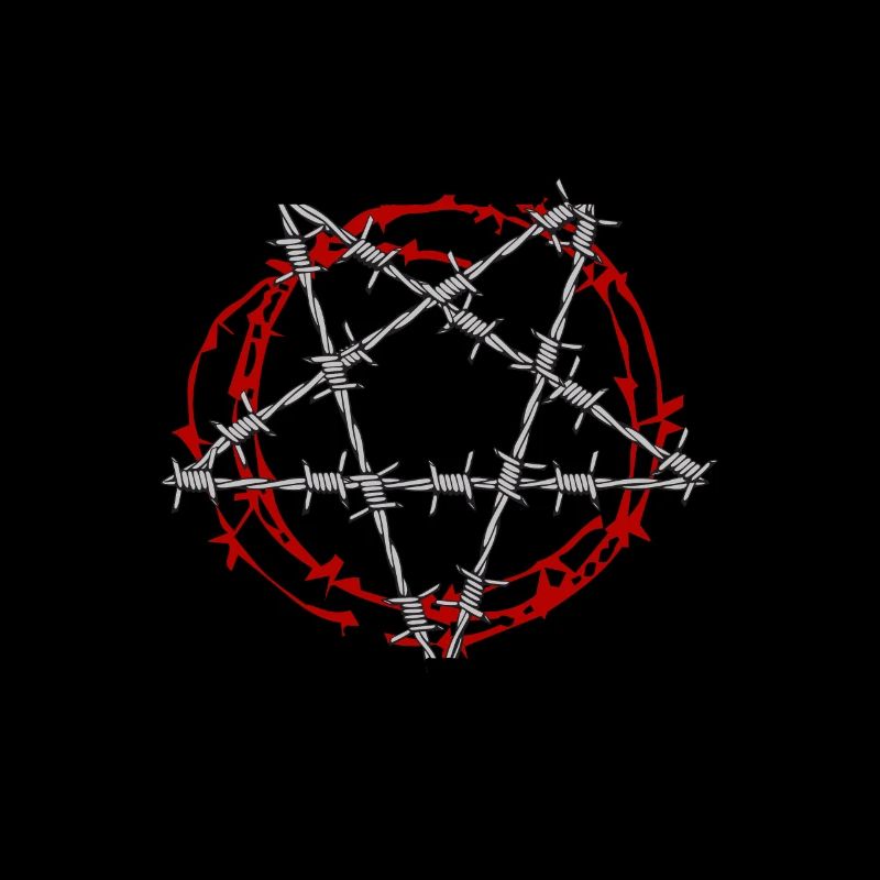Satan Beelzebub Devil Gothic Pentagram Mystical