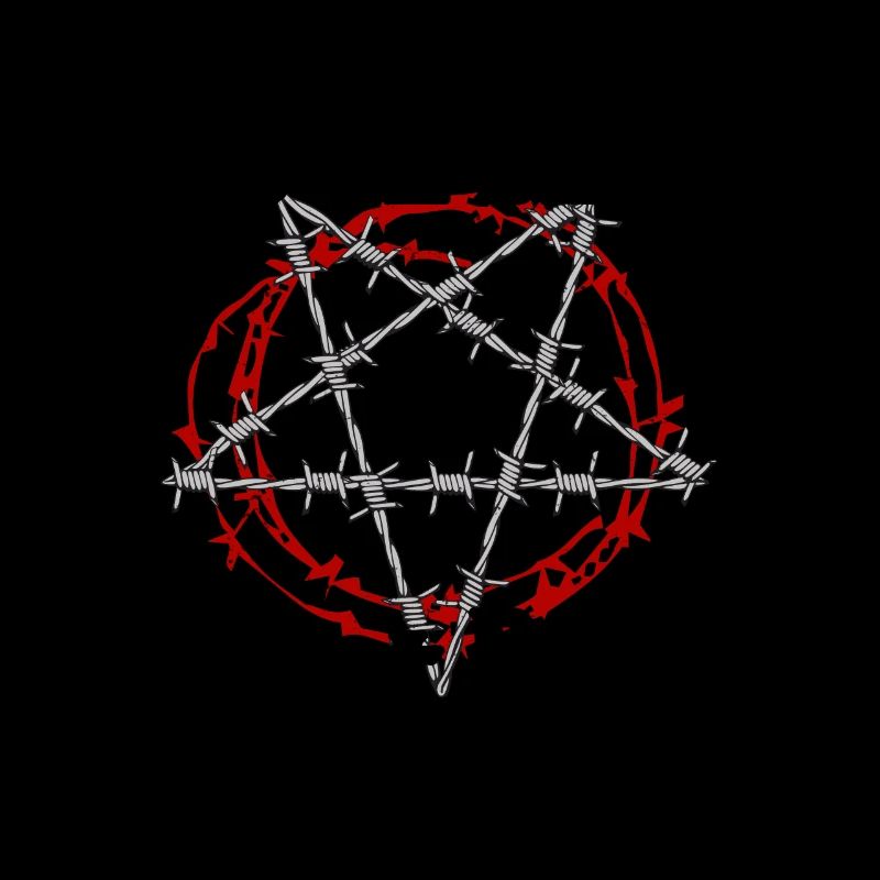 Satan Beelzebub Devil Gothic Pentagram Mystical