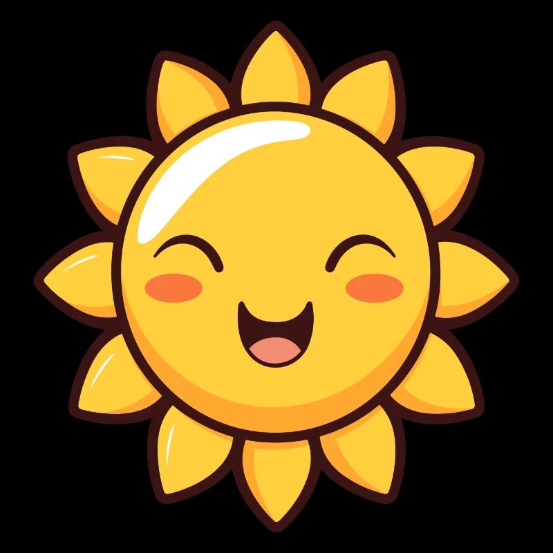 Lachende Sonne Sommer Spass Geschenk