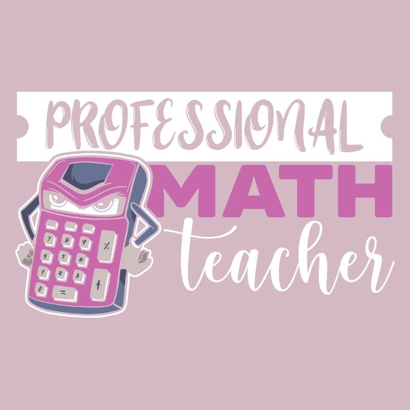 Mathematik Lehrer Mathe Professor Design