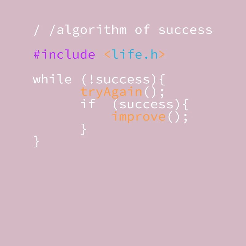Code de programme algorithme de succès it développeur