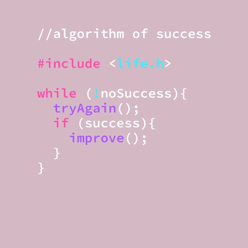 Algorithme succès programmeur code du programme