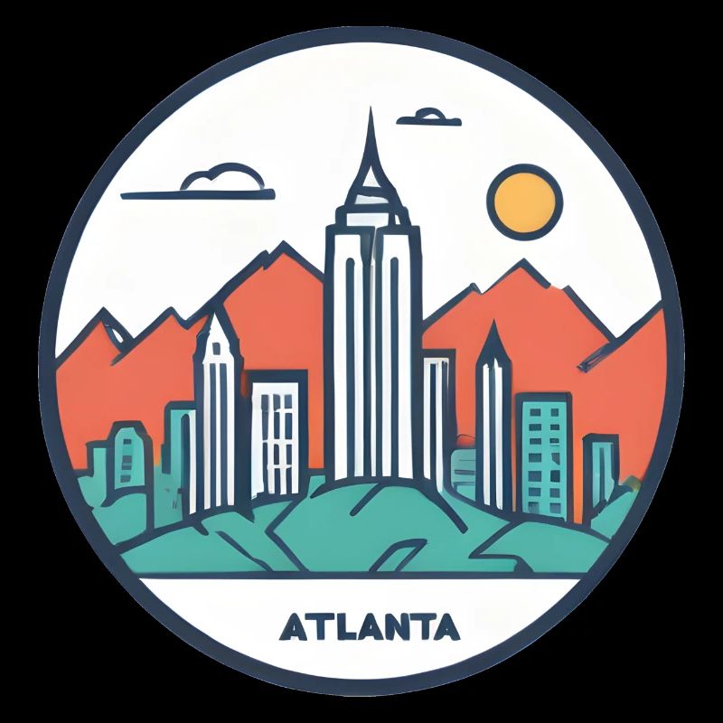 Atlanta Georgia Geschenk Geschenkidee