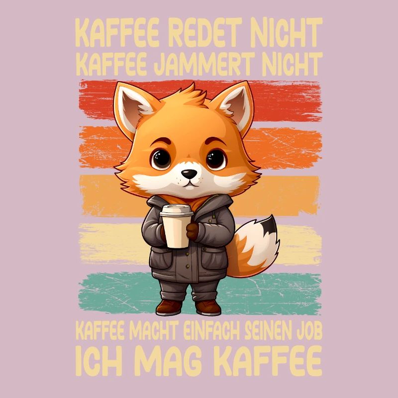 Coffee Don't Talk Coffee Doesn't Whine Fox