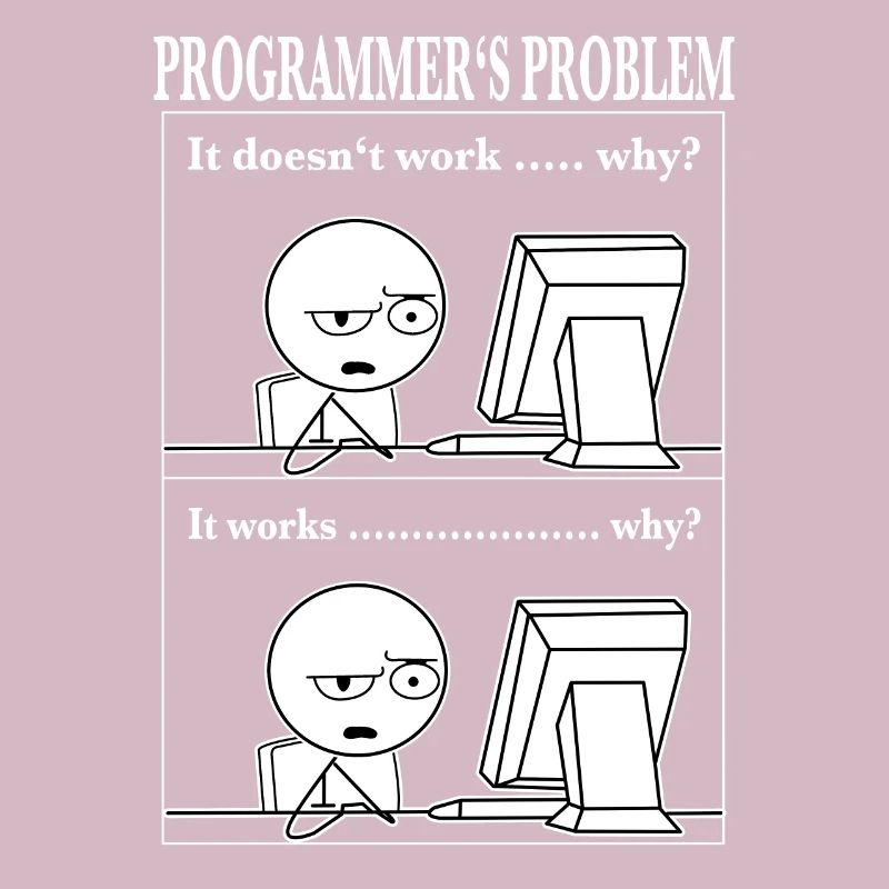 Programmeur Computer Scientist Funny Cartoon T-Shir
