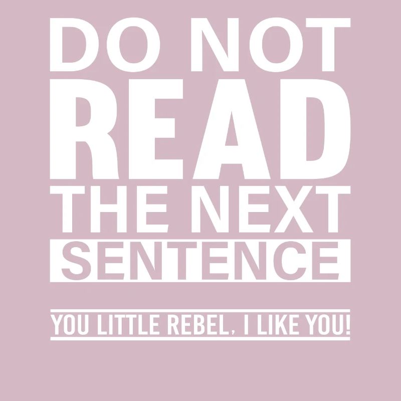 Die Freude des Rebellen