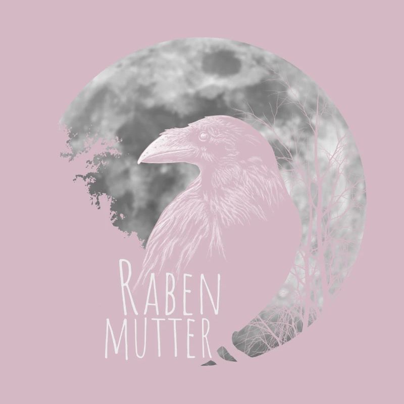 Rabenmutter schwarze Gothic Mutter Muttertag Krähe