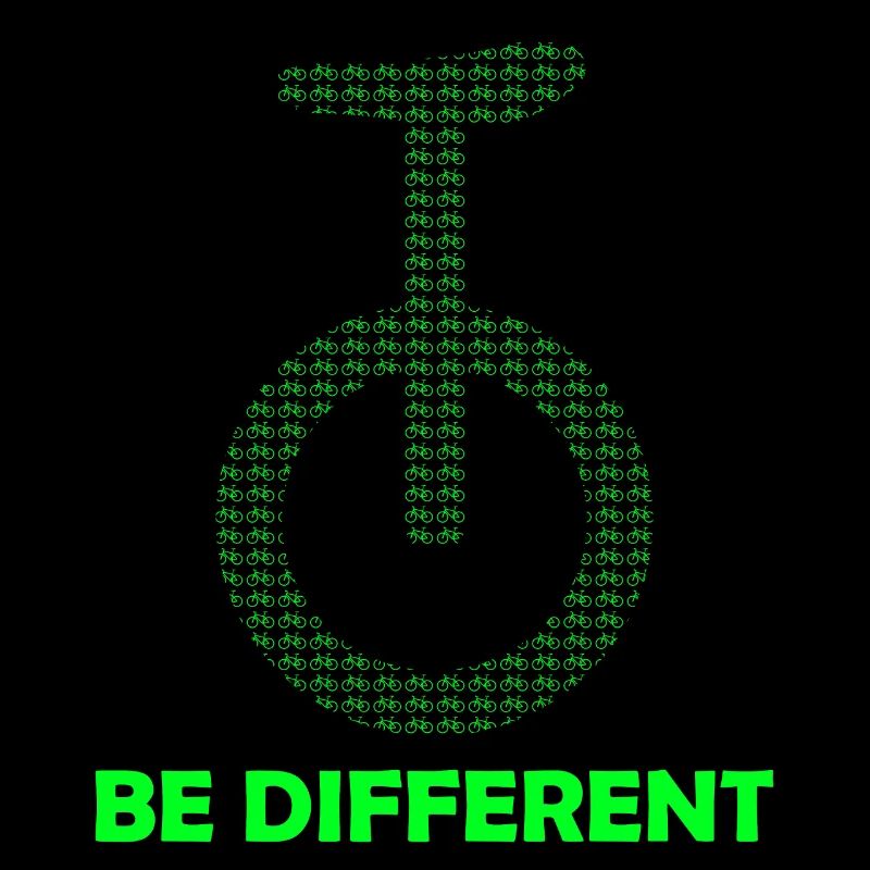 Be Different als Einrad Fan Einradfahrer Unicycle