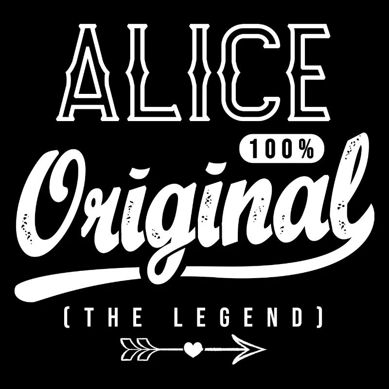 first name ALICE personalized gift christmas birthday