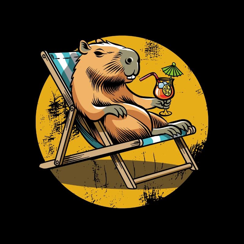Don't worry be Cappy - Capybara - Urlaub