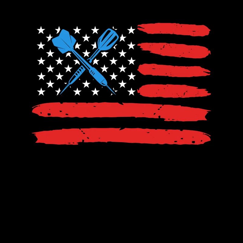 Fléchettes du drapeau des États-Unis pour les joueurs de fléchettes