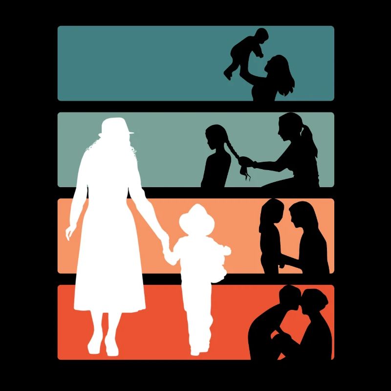 Mutter ein Leben lang Familie Kinder wachsen Mama