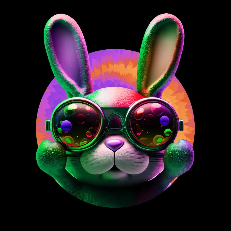 Ostern Hasengesicht Osterhasen Kaninchen Easter