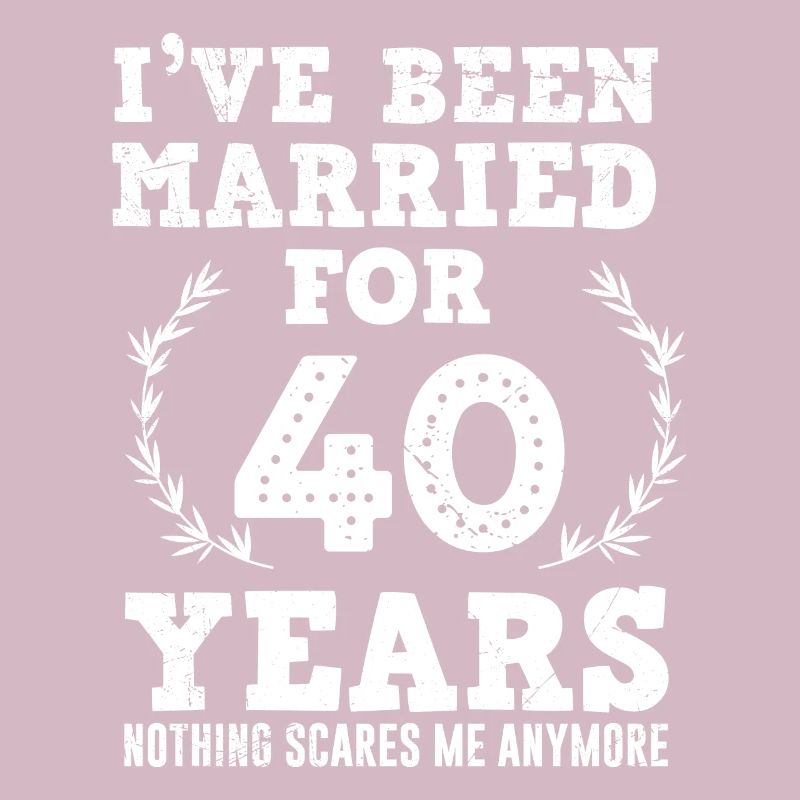 40 years married Ruby wedding