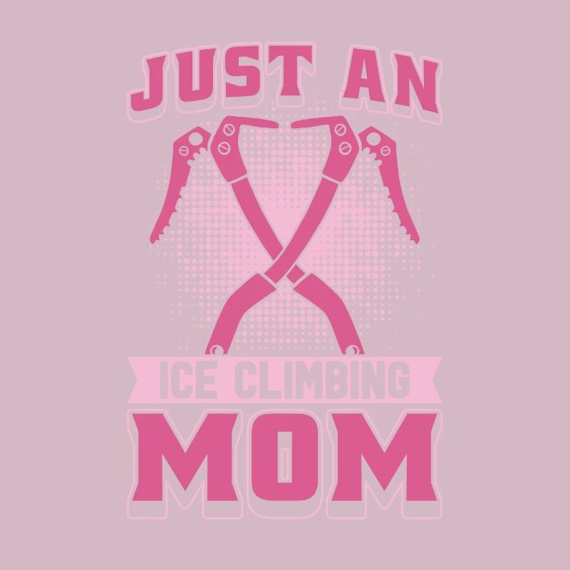 Eisklettern Mutter juste une maman grimpeuse sur glace
