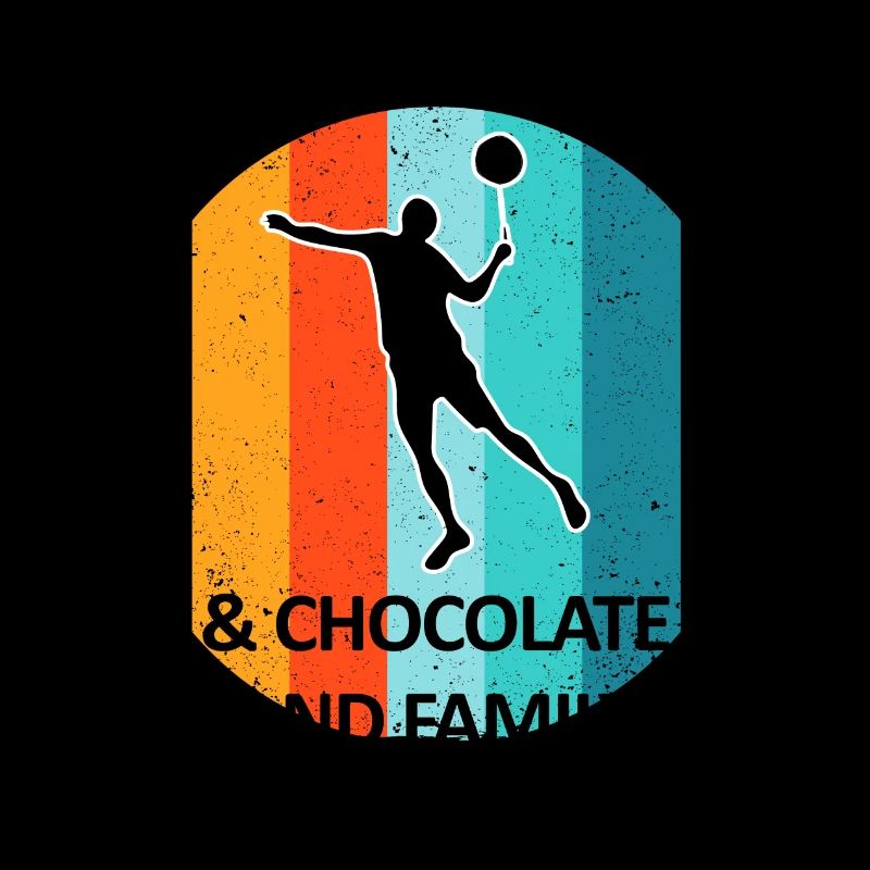 Badminton Badminton Badminton Player Chocolat