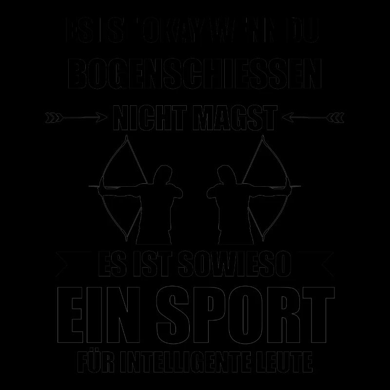 Bogensport Bogenschütze Spruch Bogen Geschenk