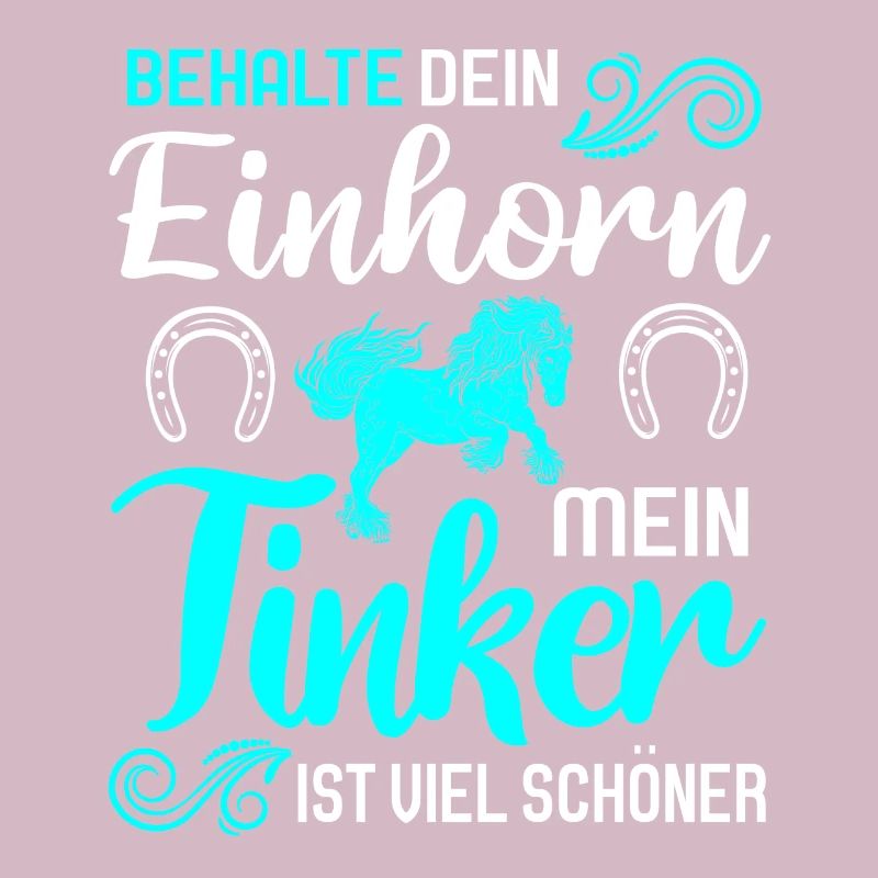 Tinker Pferd Reiter Geschenk