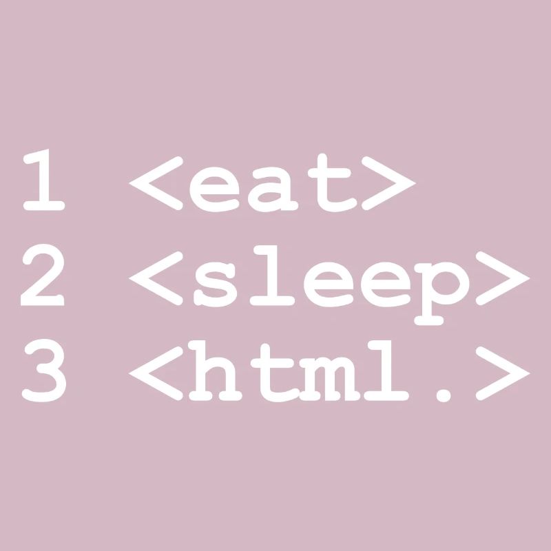 eat sleep html
