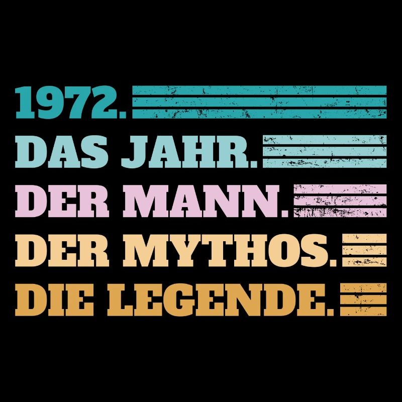 1972 Retro 50. Geburtstag Geschenk