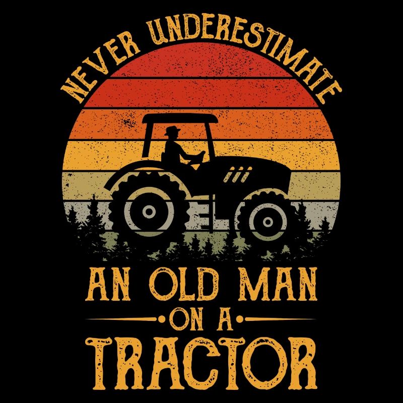 Traktor Opa Großvater Spruch Geschenk