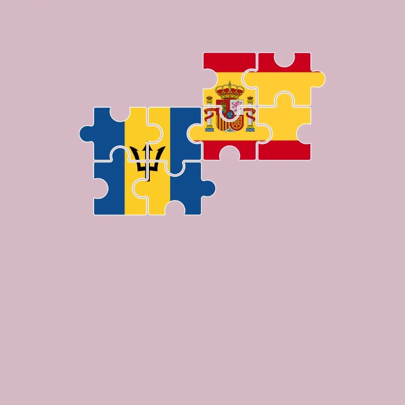 Drapeau de la Barbade Espagne