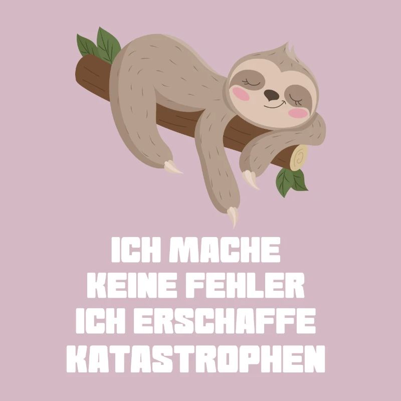 Faultier Sarkasmus Schwarzer Humor Geschenk