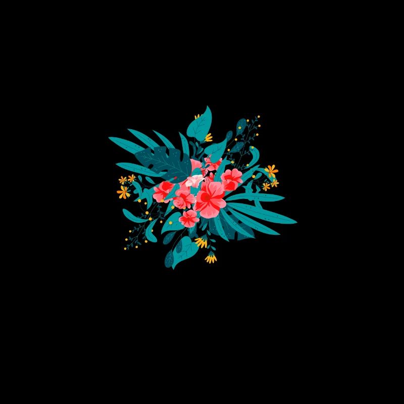 Buchstabe E geblümt