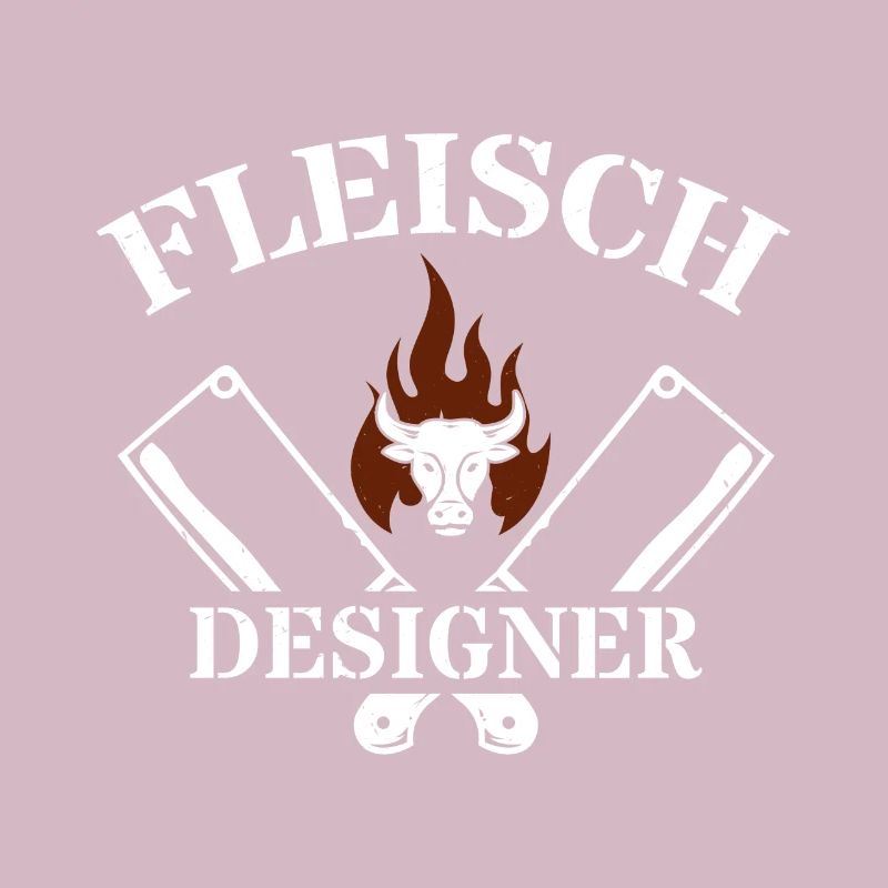 Fleisch Designer Metzger Lustig Fleischhauer Rind