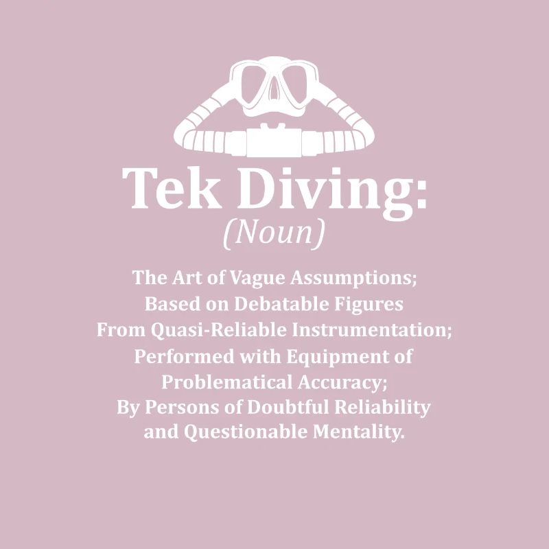 Tek Diving Definition Lustiges technisches
