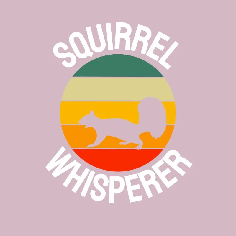 Retro Eichhörnchen Flüsterer