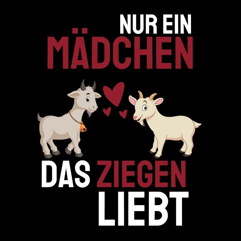 Bauernhof Tier Mädchen Bauer Geschenk Ziege