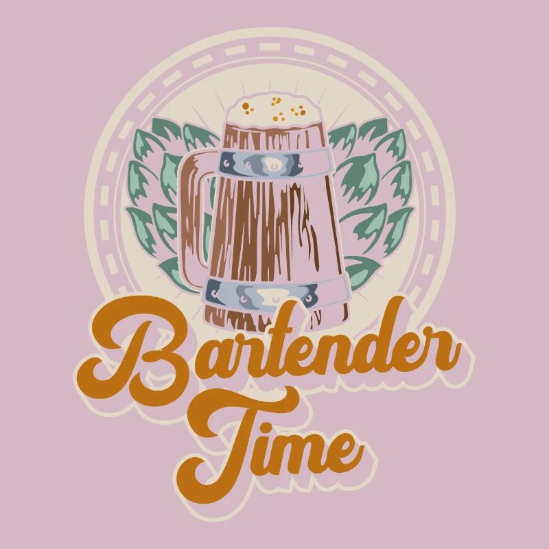 Bartender Time Shirt Gift Bartender