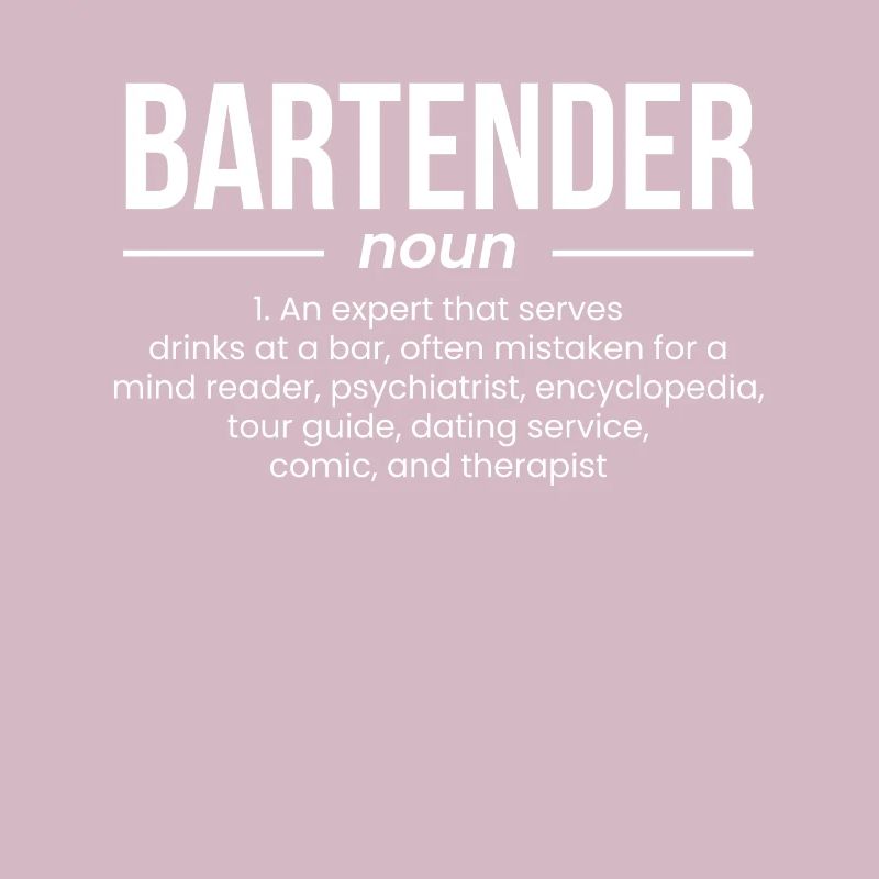 Bartender Definition Shirt Gift