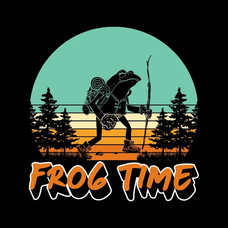 Frog Time tree frog on migration
