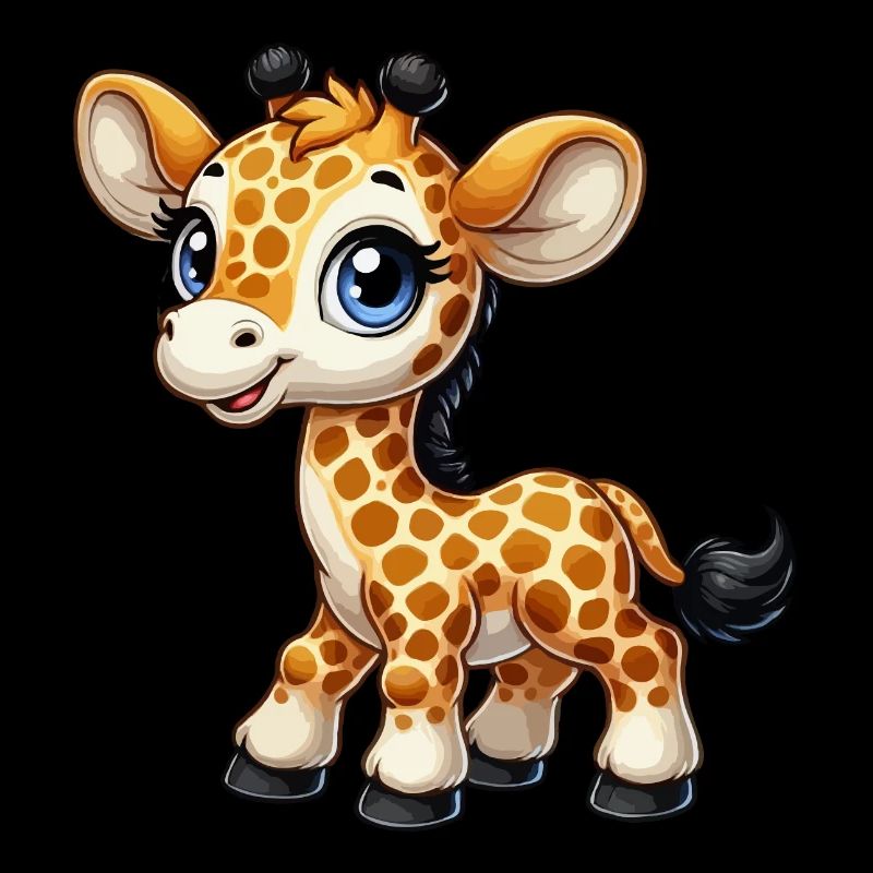 Mädchen Giraffe