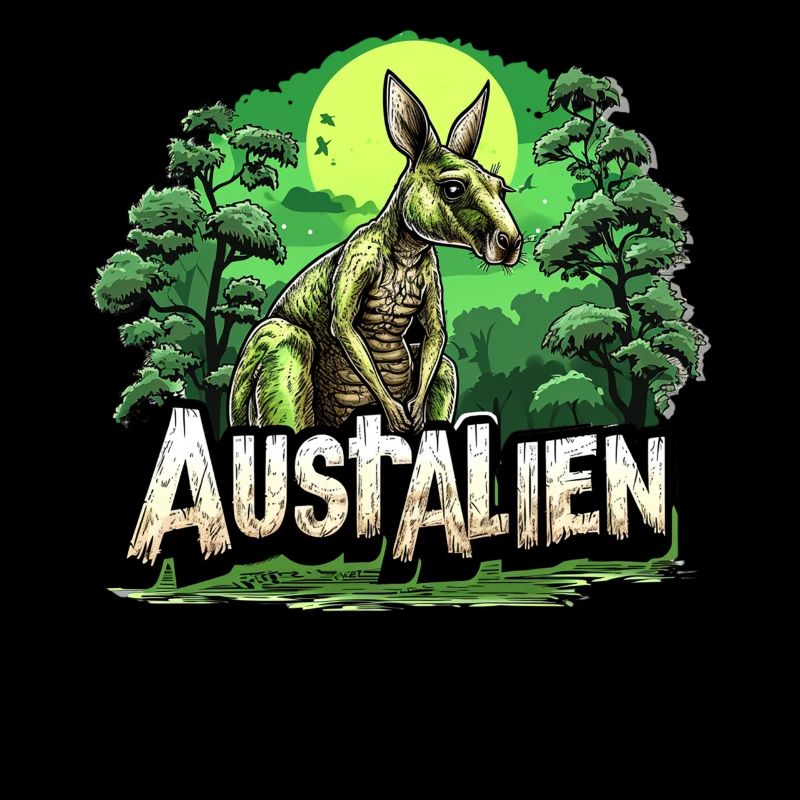 ausAustralia Roo Aussie Lustig Australien Känguru