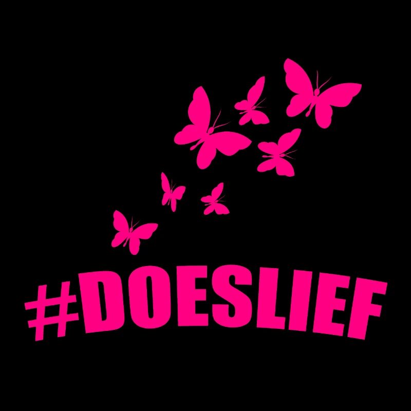 doeslief tout en rose avec des tas de papillons